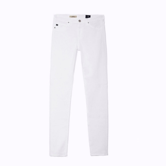 AG Adriano Goldschmied White Prima Cigarette Jeans - Picture 6 of 14